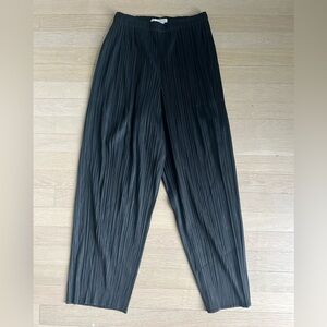 Issey Miyake Black Pleated Pants